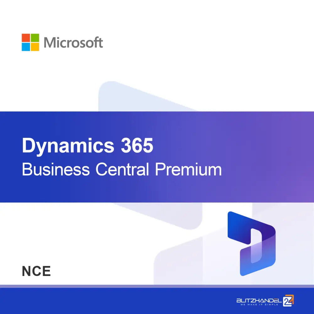 Dynamics 365 Business Central Premium (NCE)