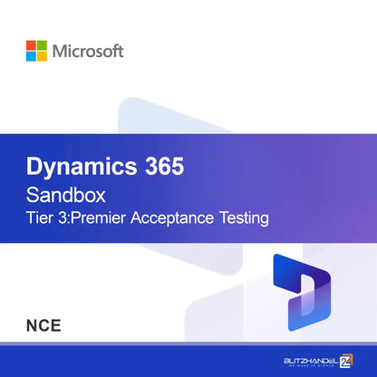Dynamics 365 Operations - Sandbox Nivel 3: Pruebas de Aceptación Premier